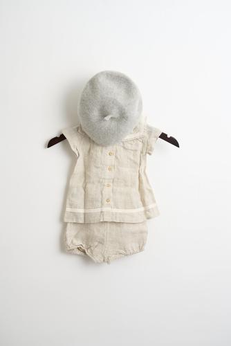 麻ブラウス×ブルマーセットアップ